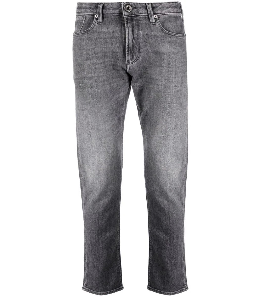 Emporio Armani-J06 Denim Washed Nero Jeans Slimfit