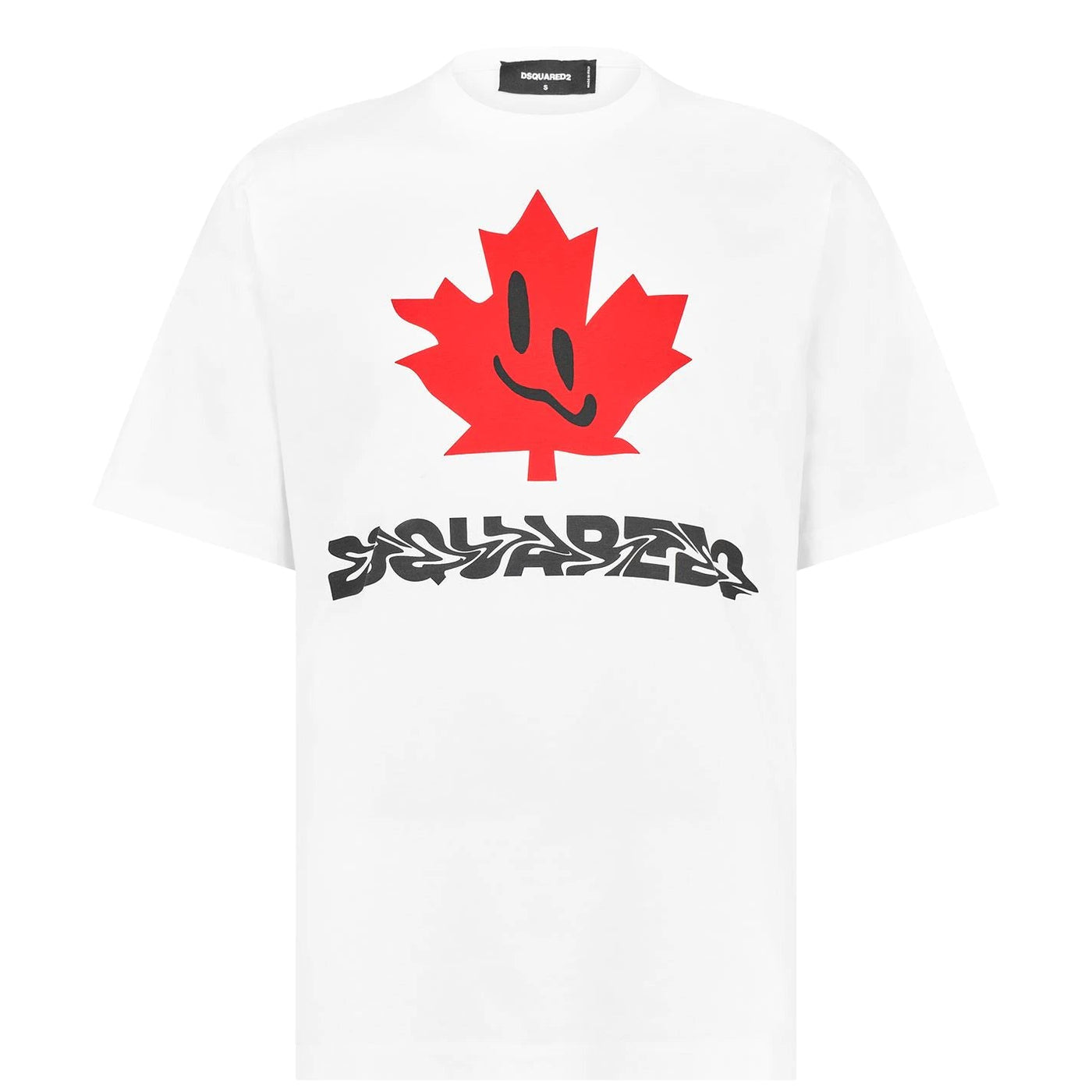 DSQUARED2 SMILING LEAF T SHIRT OVERSIZED