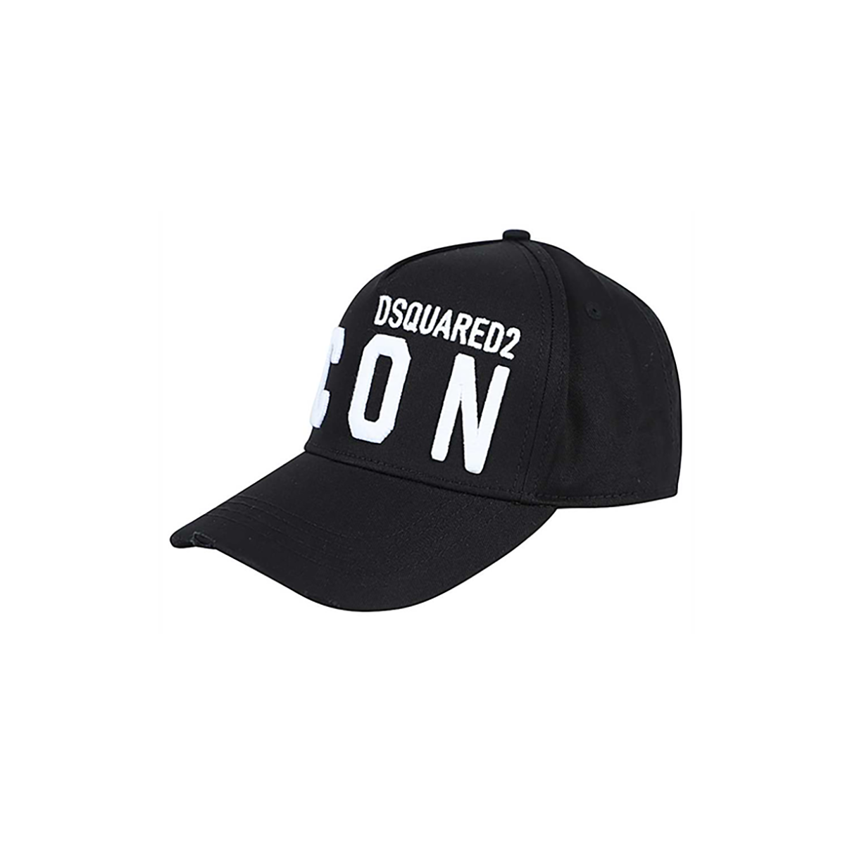 DSQAURED2 ICON CAP IN BLACK-WHITE