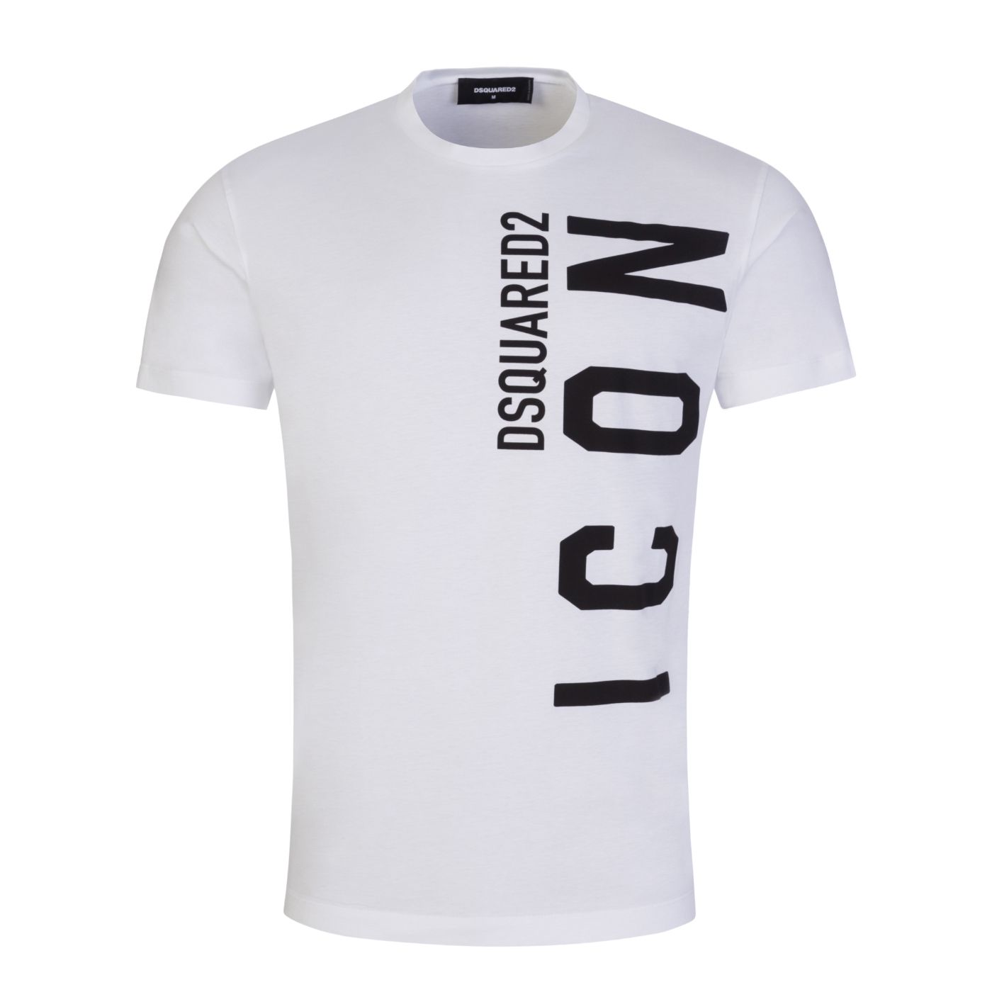 DSQUARED2 Icon-print cotton-jersey T-shirt White