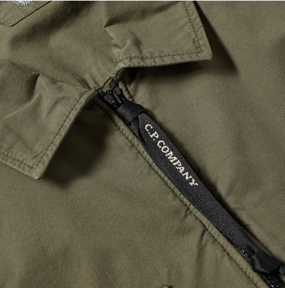 C.P. COMPANY 2 POCKET ARM LENS ZIP OVERSHIRT