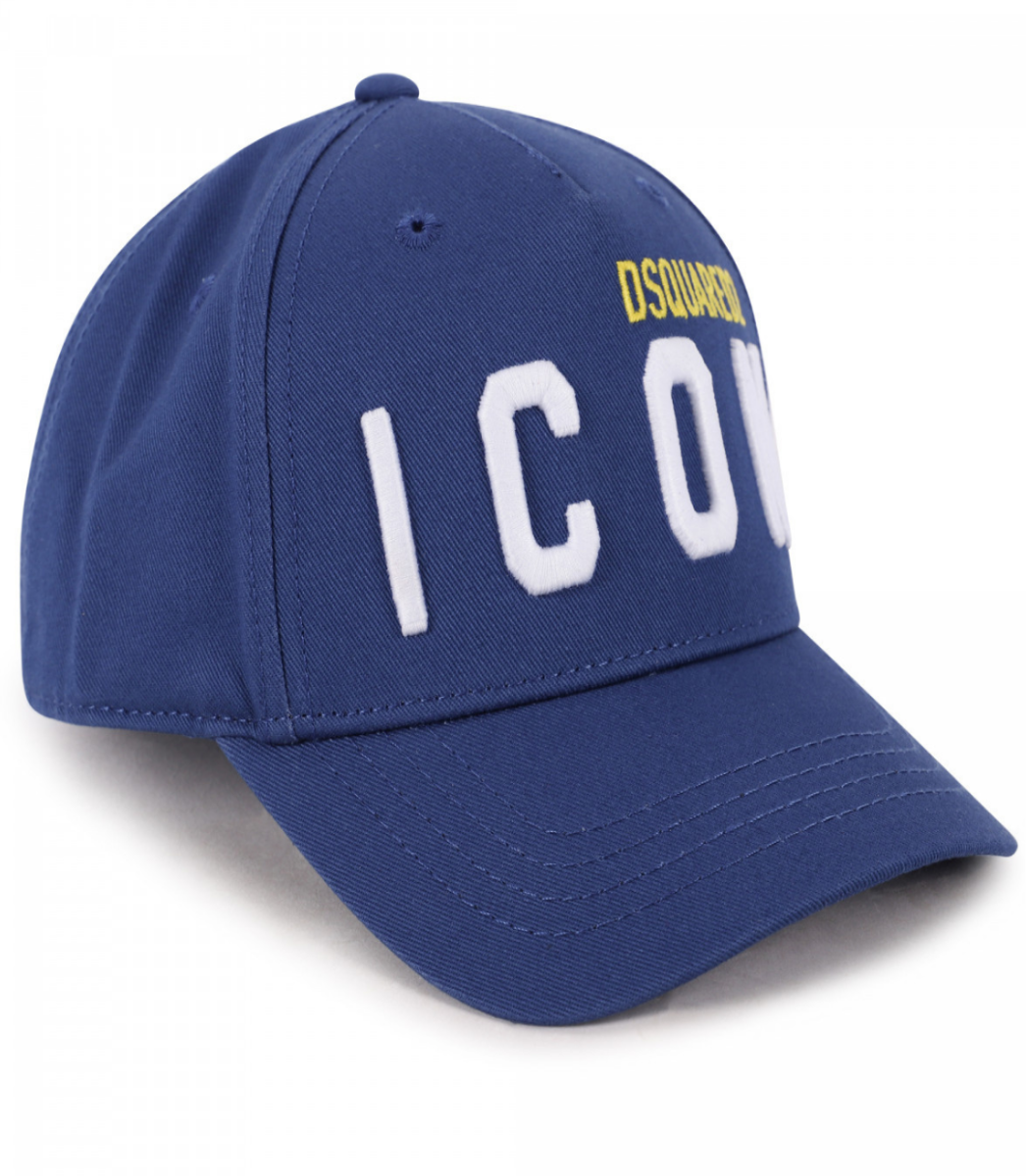 DSQUARED2 ICON LOGO CAP IN BLUE JUNIOR