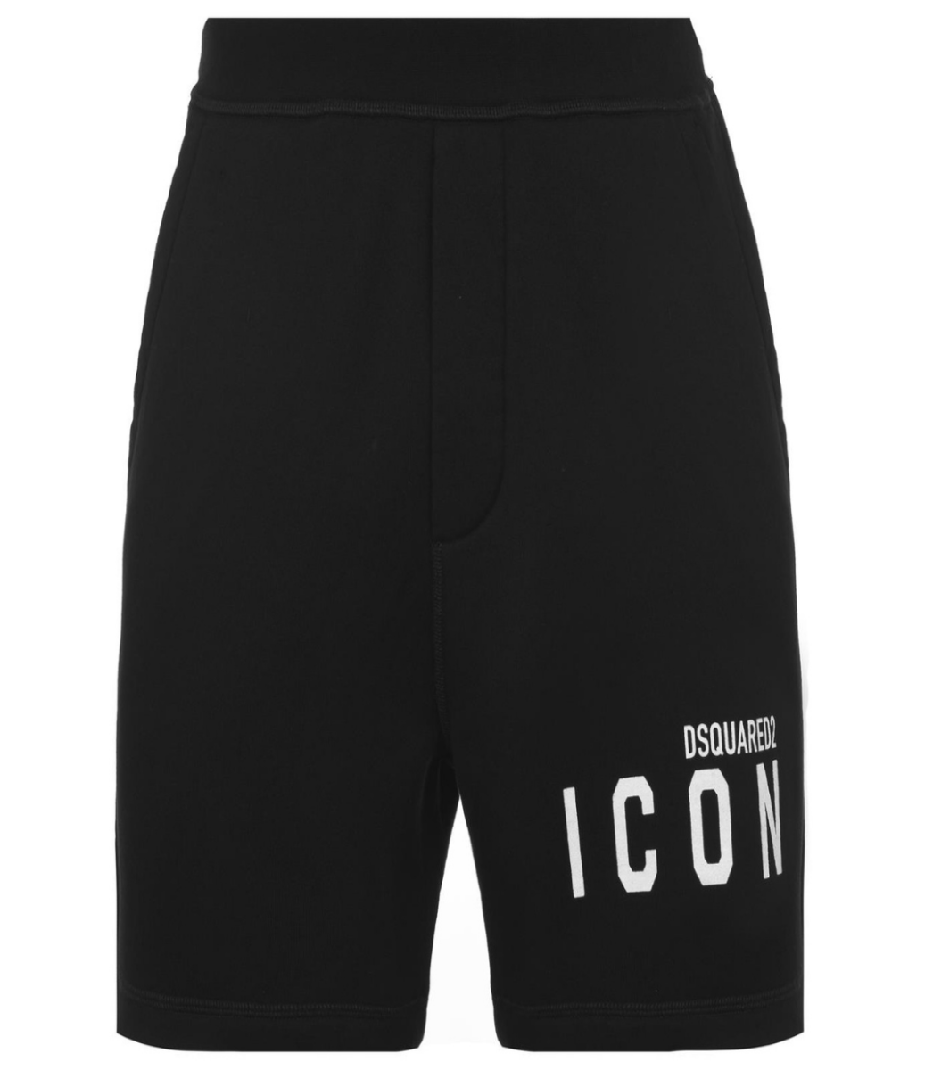 DSQUARED ICON SHORTS BLACK