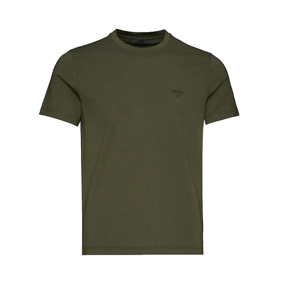 PRADA T-SHIRT MILITARY GREEN