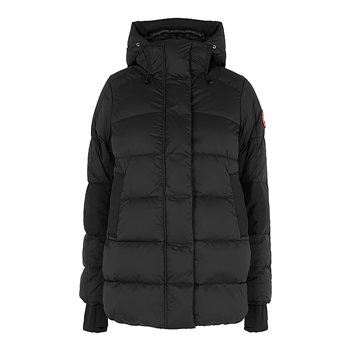 CANADA GOOSE WOMANS ALLISTION QUILTED SHELL JACKET IN BLACK