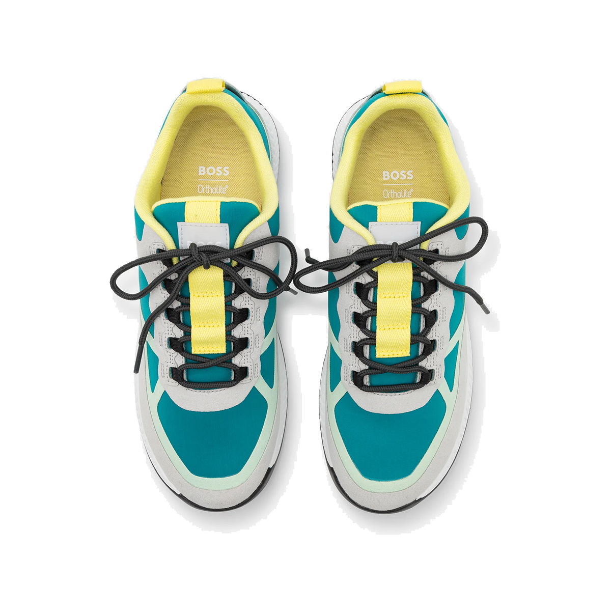 BOSS TITANIUM_RUNN_LYMX TRAINERS IN OPEN GREEN