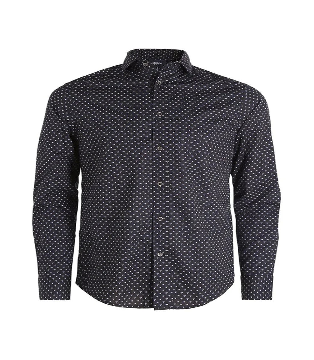 EMPORIO ARMANI LONGSLEEVE SHIRT BLACK