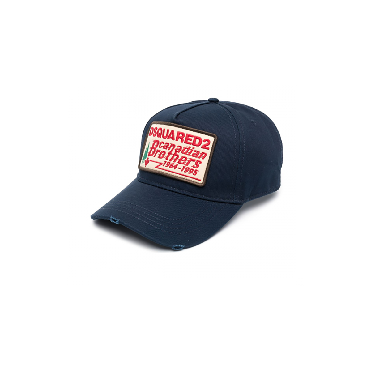 DSQUARED2 CANADIAN BROTHERS CAP IN NAVY