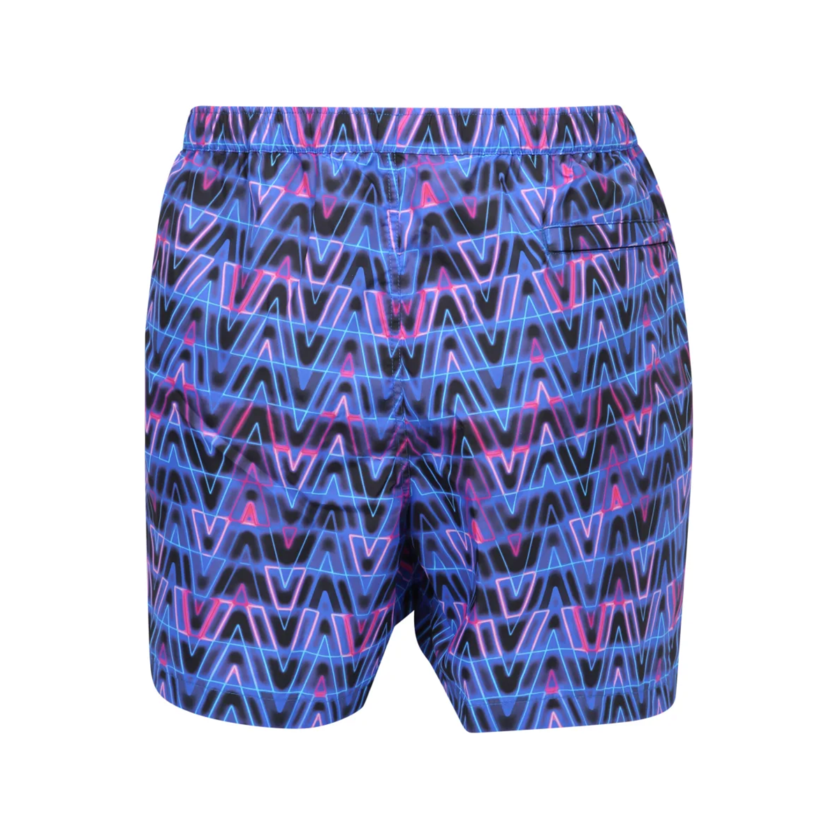 VALENTINO NEON OPTICAL PRINT SWIM SHORTS