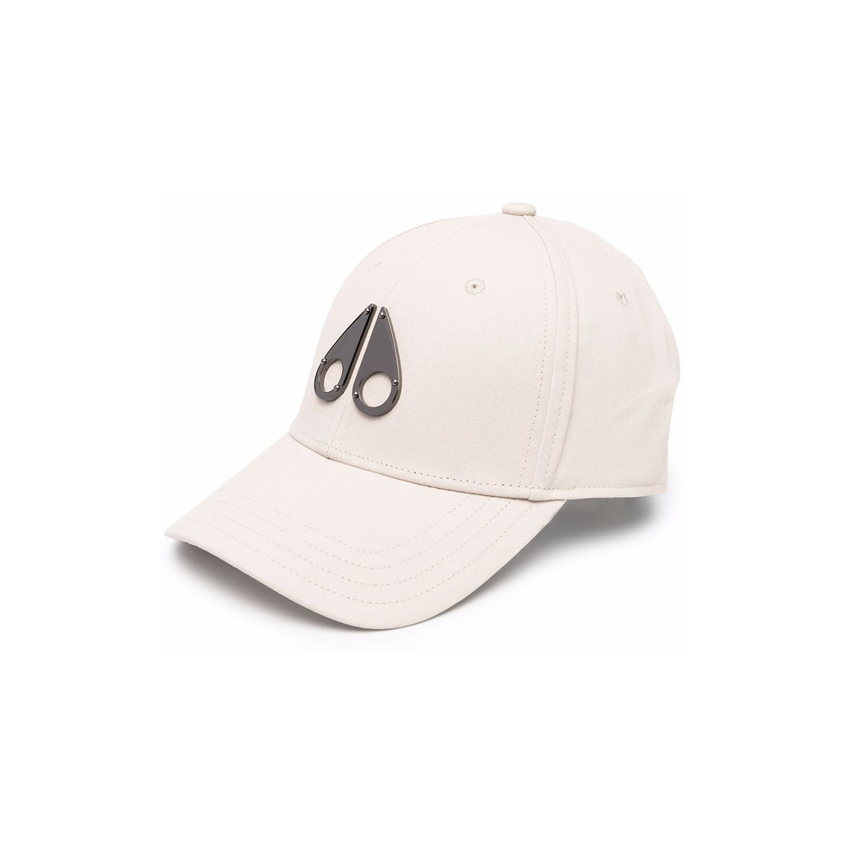 MOOSE KNUCKLES LOGO PLAQUE CAP IN BEIGE