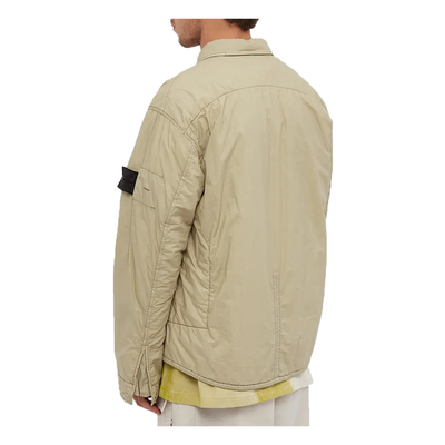 STONE ISLAND SHADOW PROJECT PADDED OVERSHIRT IN BEIGE