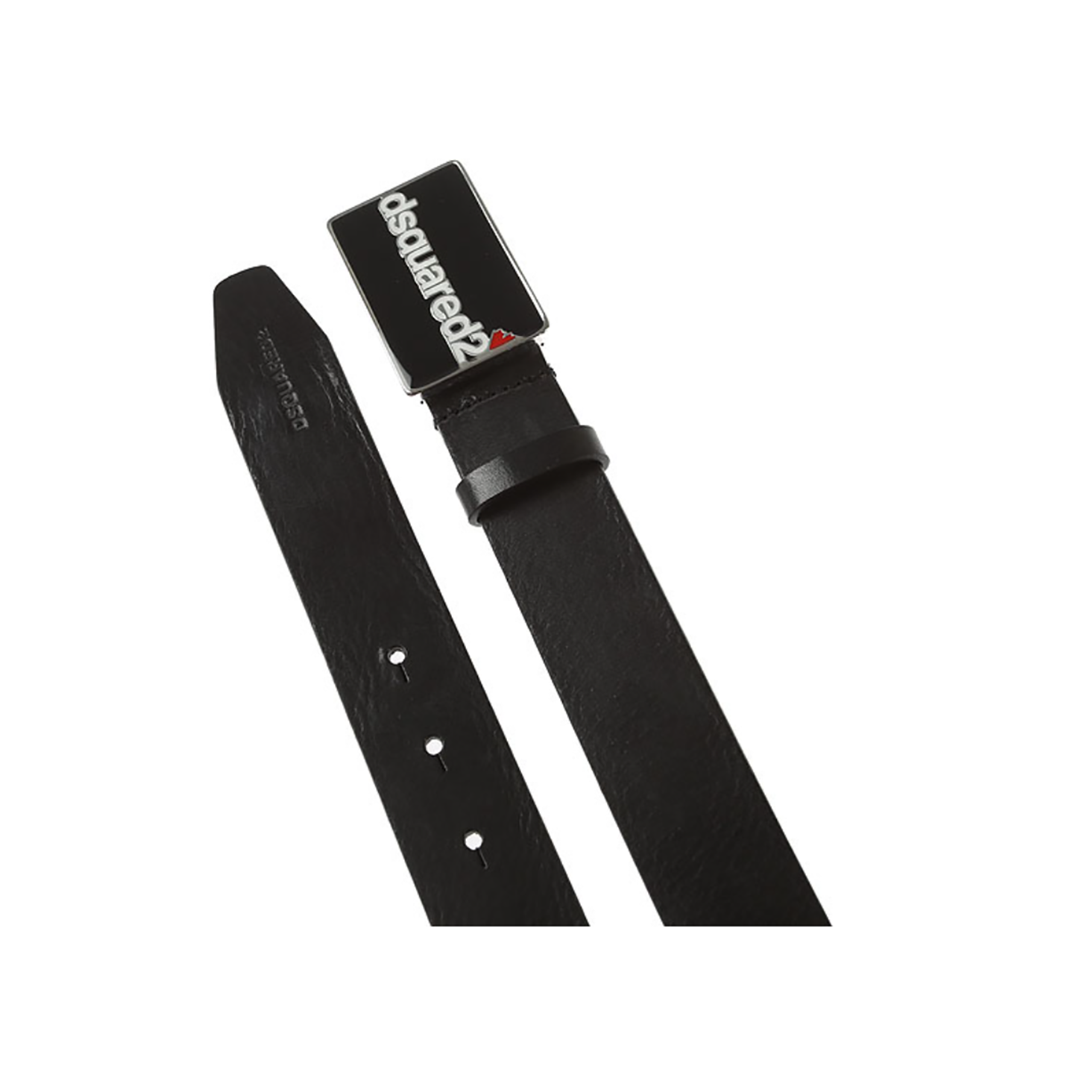 DSQUARED2 LEATHER BELT IN BLACK