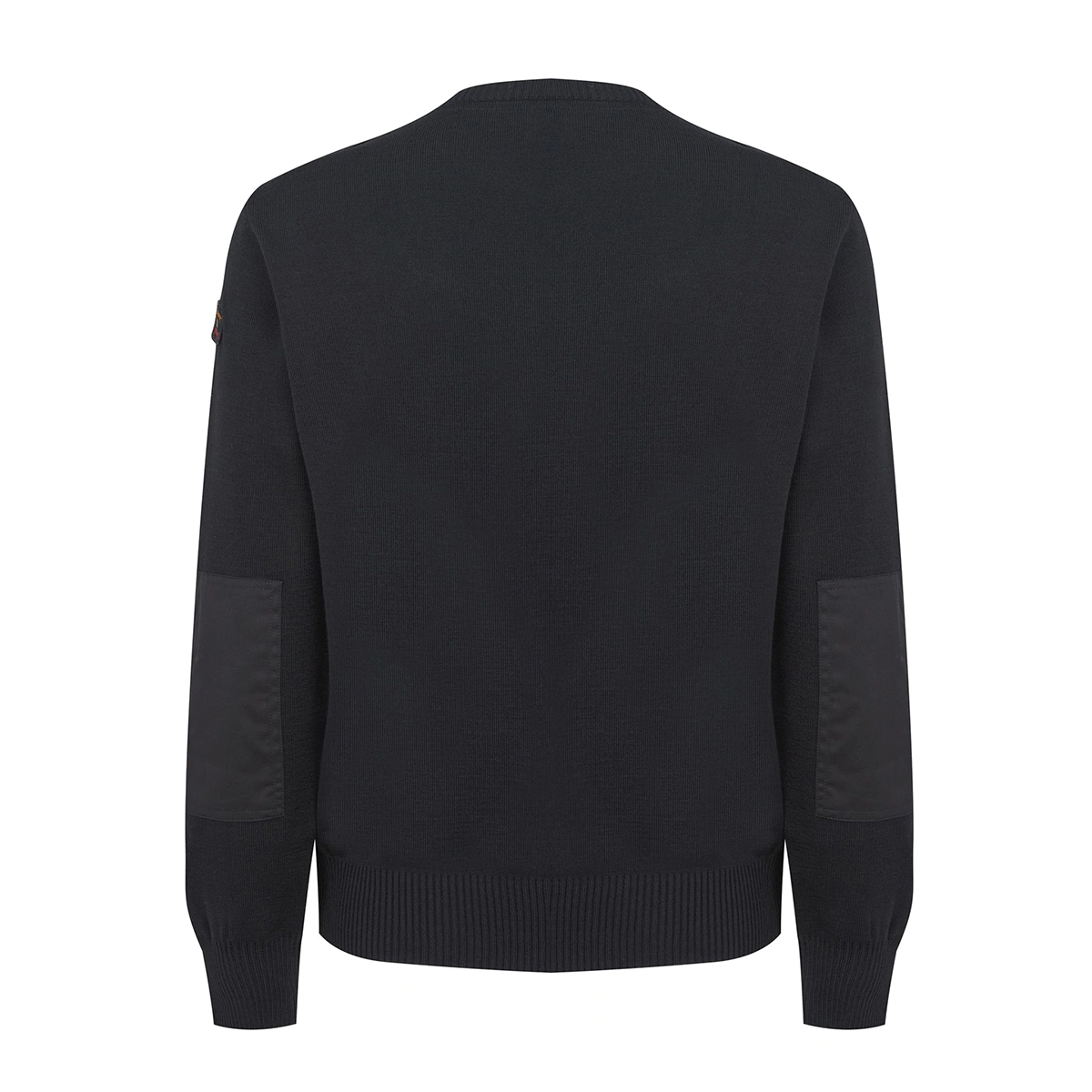 PAUL & SHARK  MARINE WOOL WITH NYLON JUMPER IN BLACK