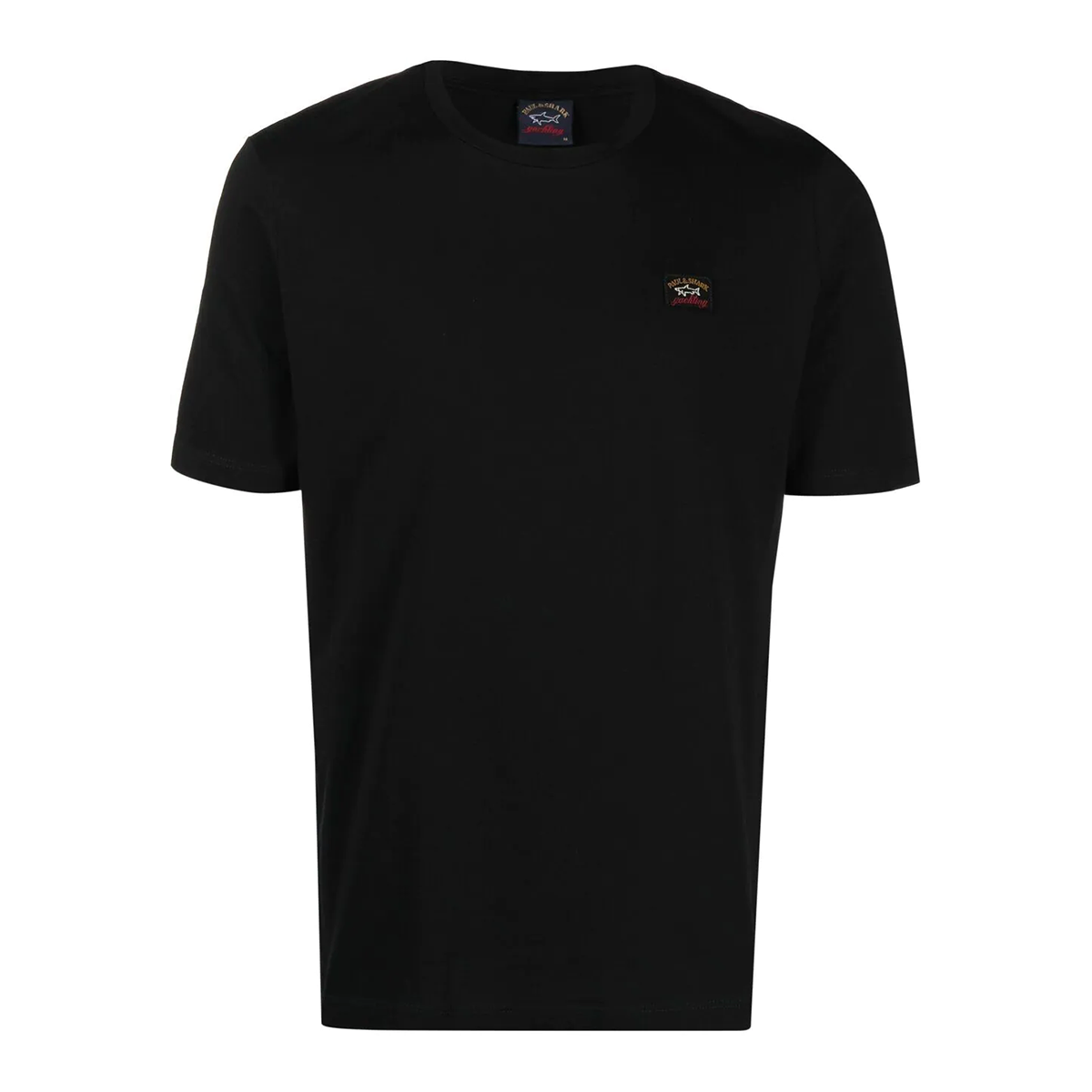 PAUL & SHARK ORGANIC COTTON T-SHIRT IN BLACK