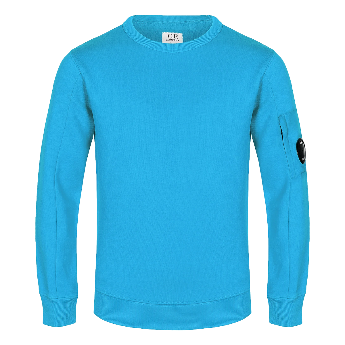 CP COMPANY JUNIOR BASIC SWEATER IN BLUE