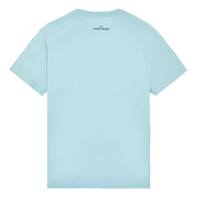 STONE ISLAND 'INK ONE' T-SHIRT IN AQUA