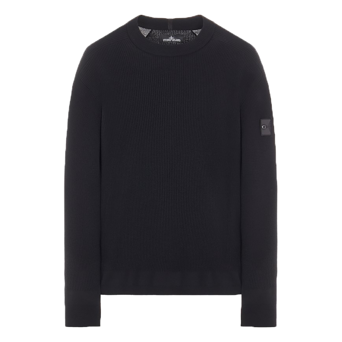 STONE ISLAND SHADOW PROJECT WOOL JUMPER IN BLACK