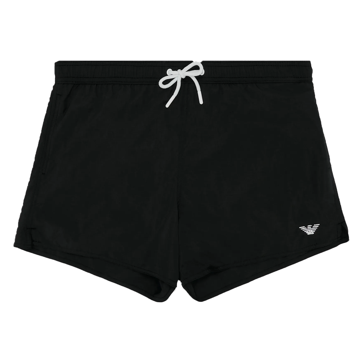 EMPORIO ARMANI SWIM TRUNCKS WITH MICRO EAGLE IN BLACK