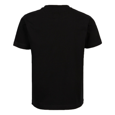 CP COMPANY JUNIOR 30-1 LABEL T-SHIRT IN BLACK