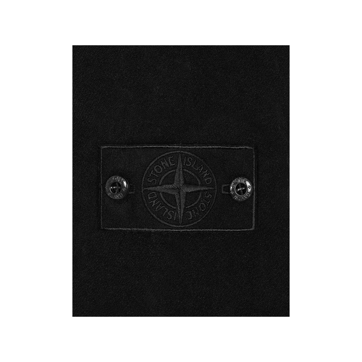 STONE ISLAND COTTON NYLON MOLESKIN-TC_GHOST PIECE IN BLACK