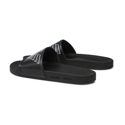 EMPORIO ARMANI SLIDDERS IN BLACK