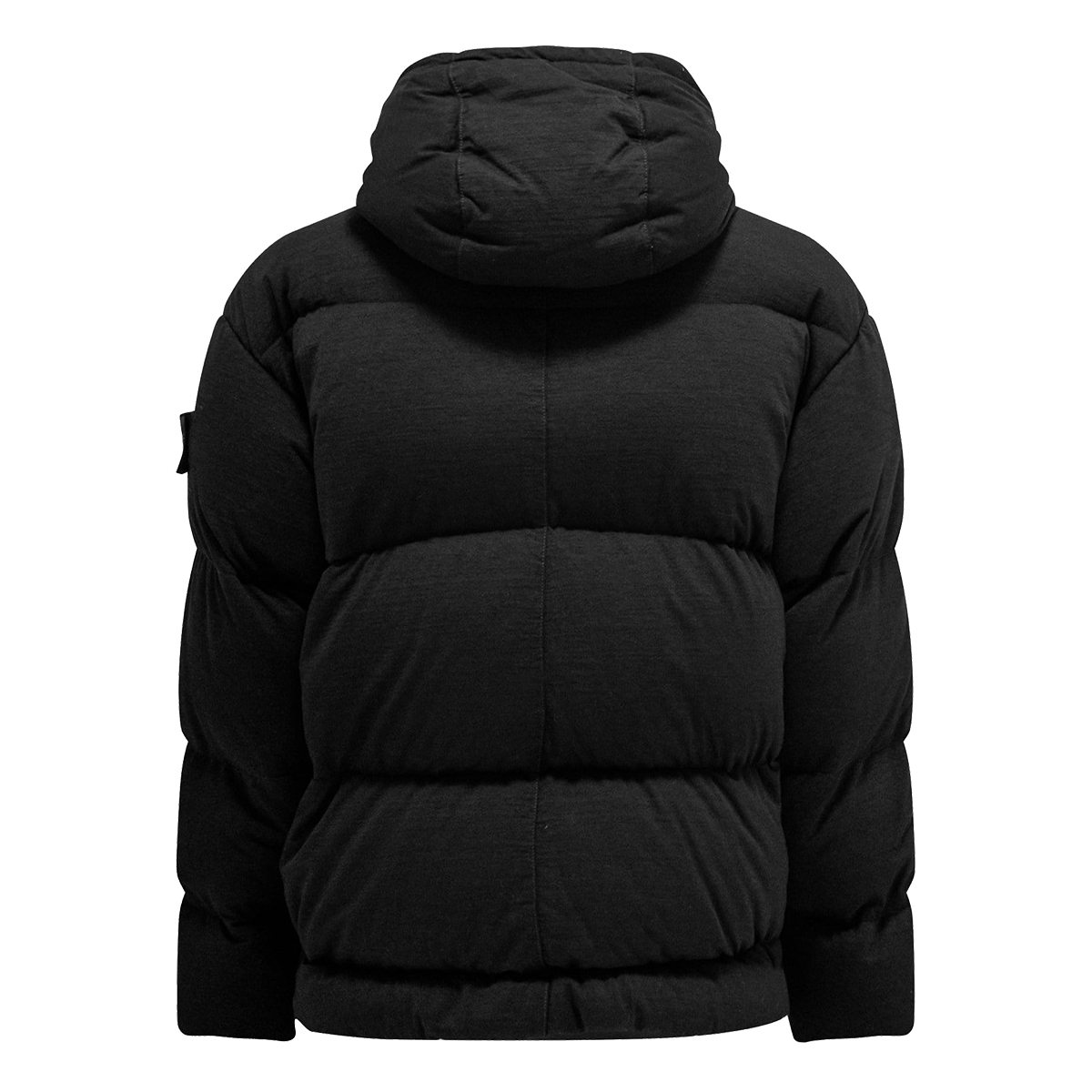 STONE ISLAND HIGH DENSITY R NYLON JACKET IN BLACK