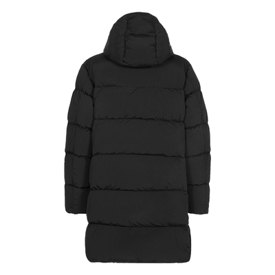 CP COMPANY NYCRA-R DOWN PARKA JACKET IN BLACK