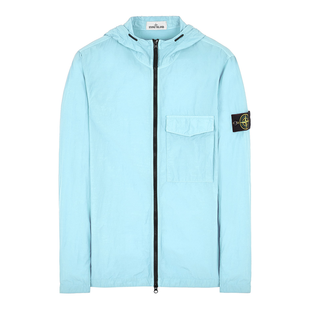 STONE ISLAND NASLAN LIGHT OVERSHIRT IN AQUA