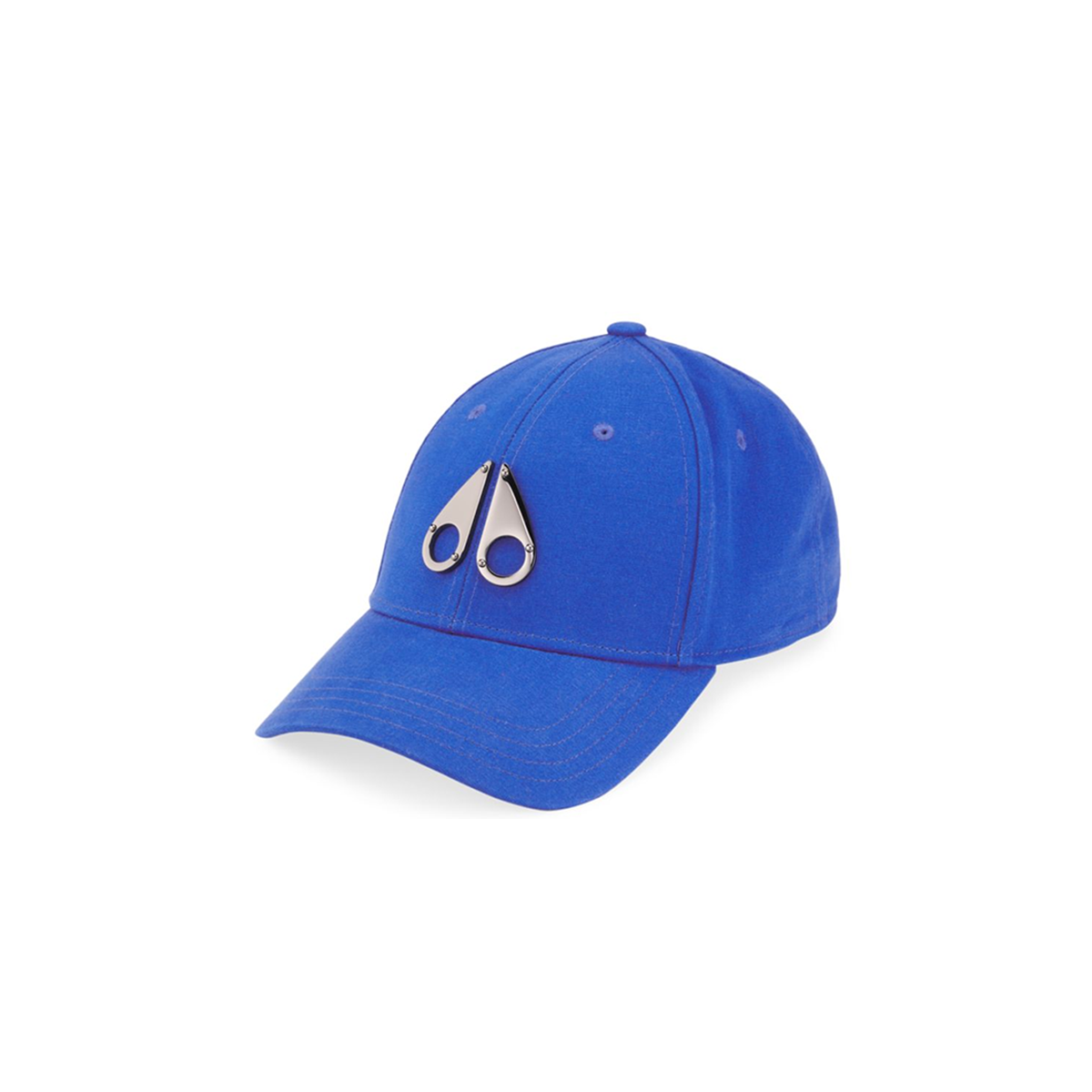 MOOSE KNUCKLES LOGO PLAQUE CAP IN BLUE