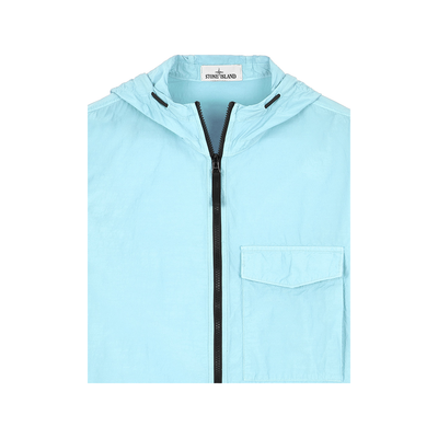 STONE ISLAND NASLAN LIGHT OVERSHIRT IN AQUA