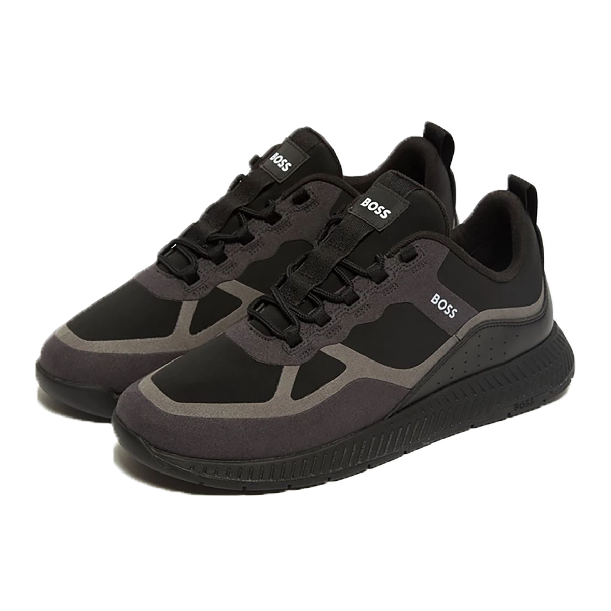 BOSS TITANIUM_RUNN_LYMX TRAINERS IN BLACK