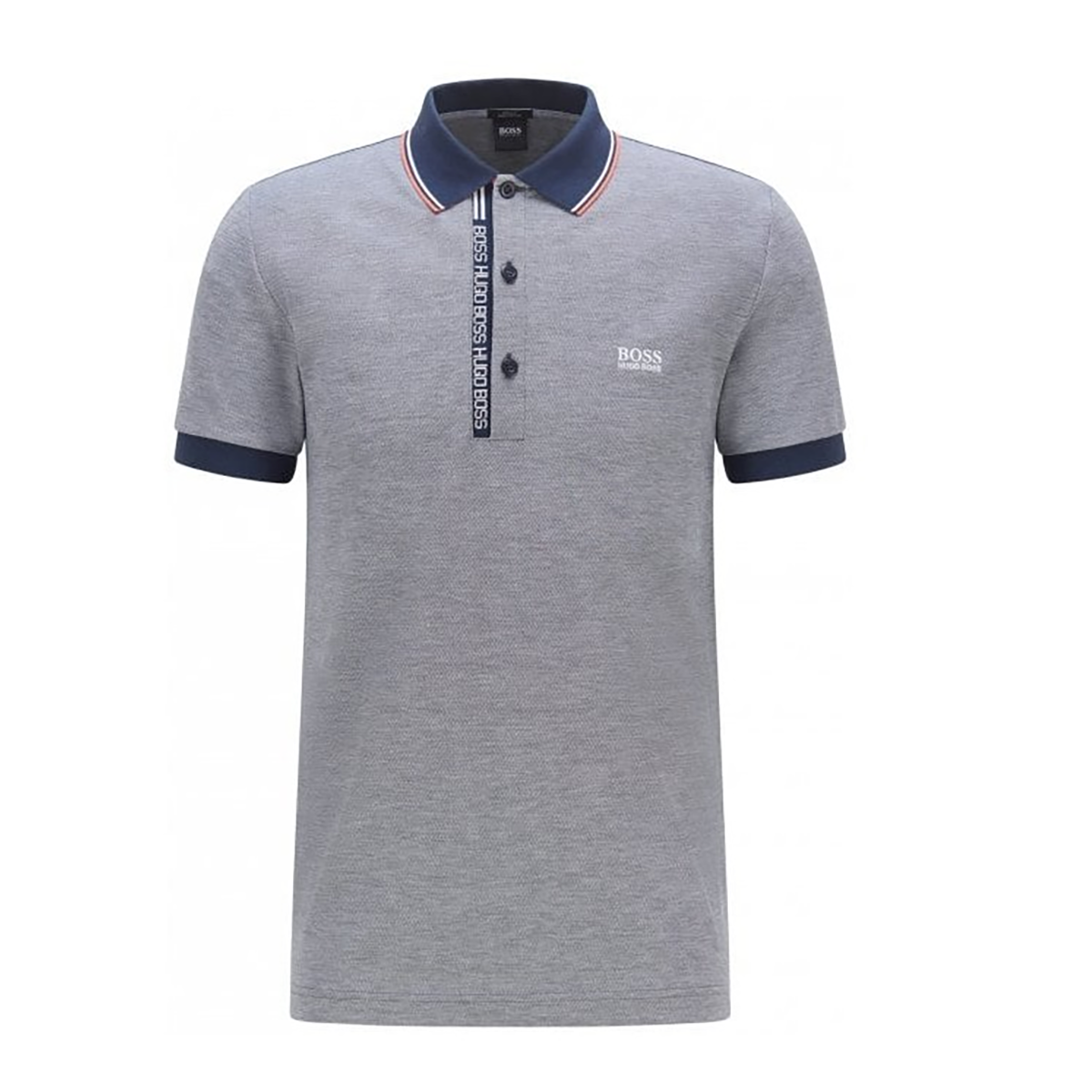 BOSS SLIM-FIT POLO SHIRT IN BLUE