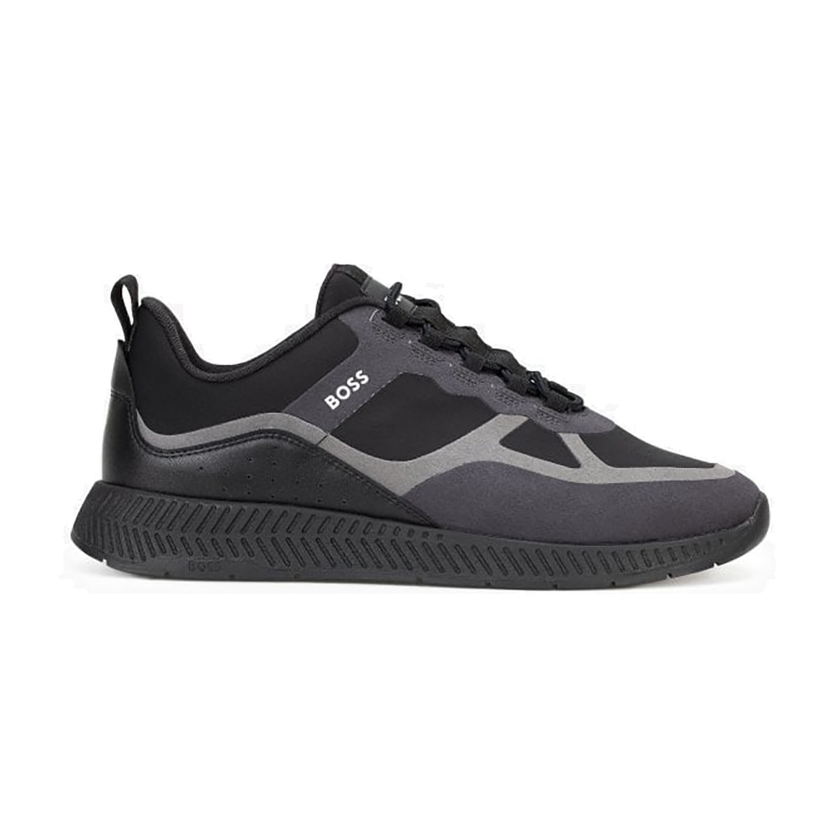 BOSS TITANIUM_RUNN_LYMX TRAINERS IN BLACK