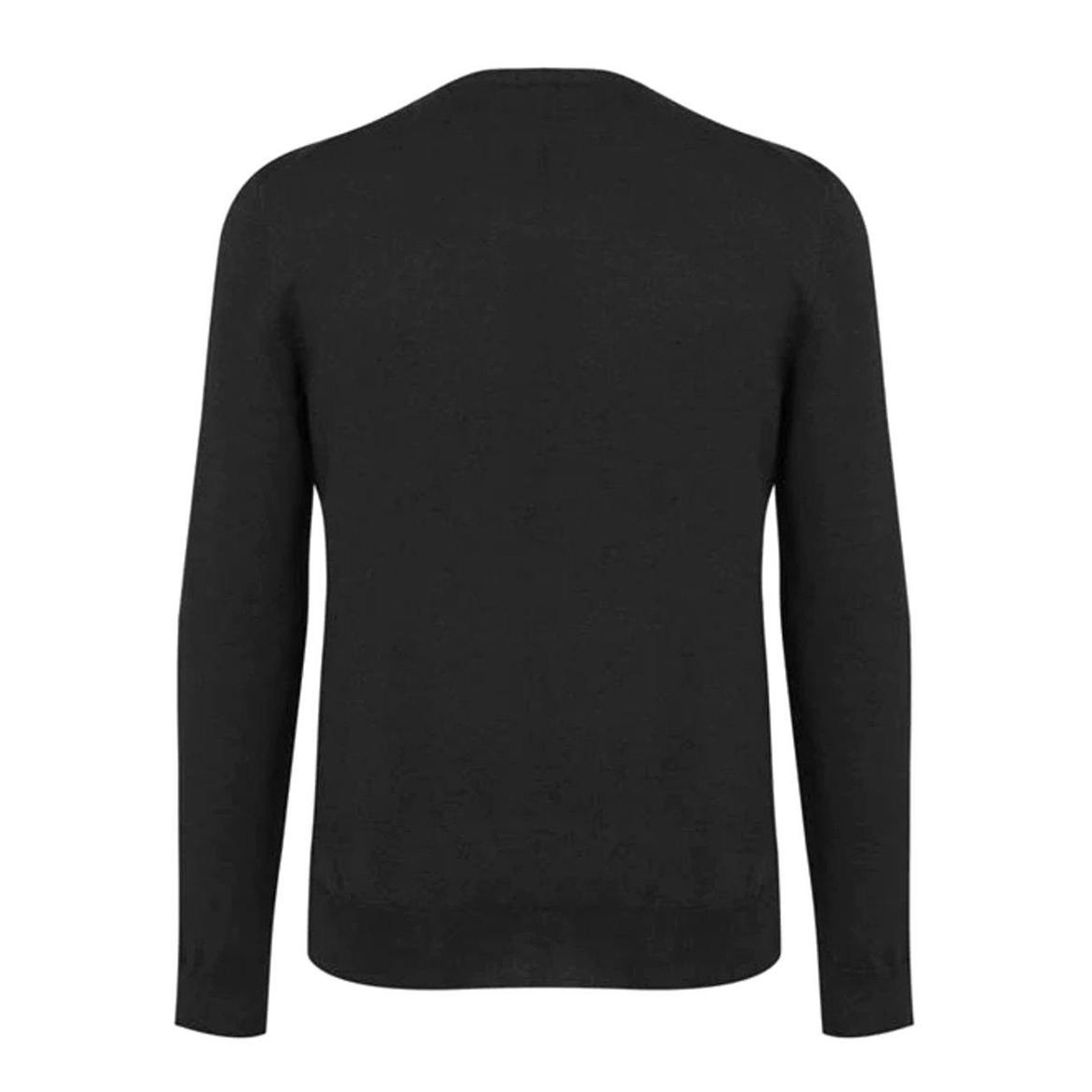 BOSS 'BOTTO-L' VIRGIN WOOL JUMPER IN BLACK