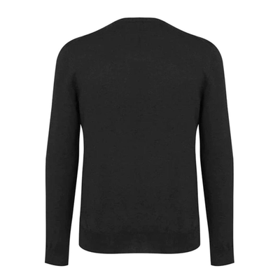 BOSS 'BOTTO-L' VIRGIN WOOL JUMPER IN BLACK