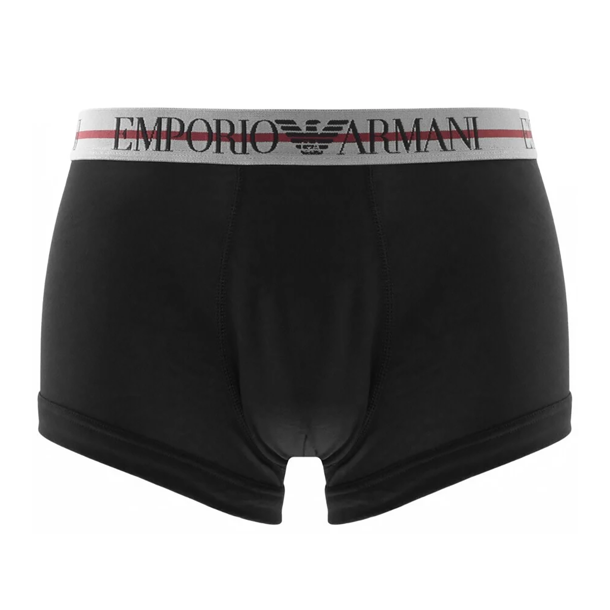 EMPORIO ARMANI THREE PACK MIXED BOXER TRUNKS IN BLACK