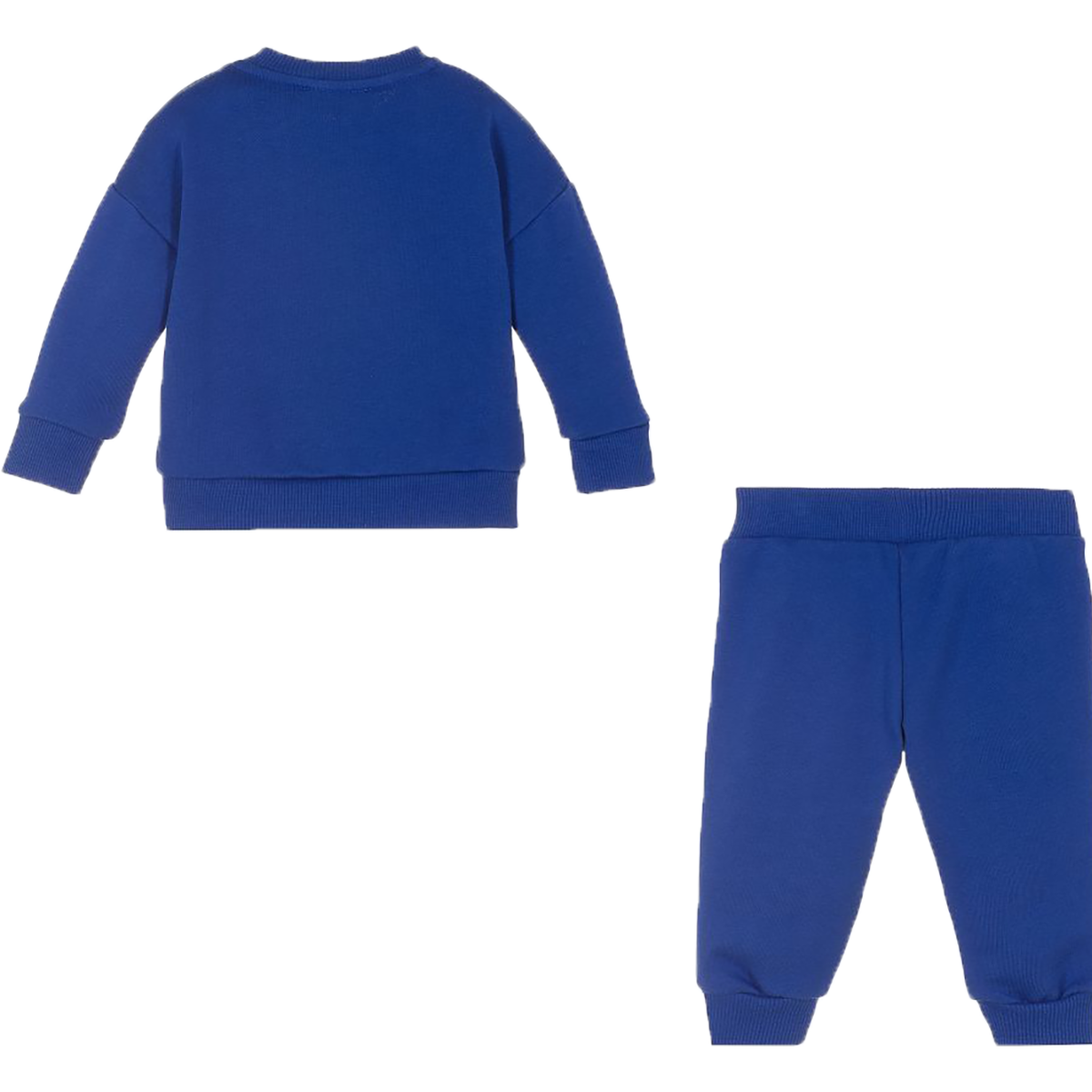 MOSCHINO JUNIOR LOGO TRACKSUIT IN BLUE