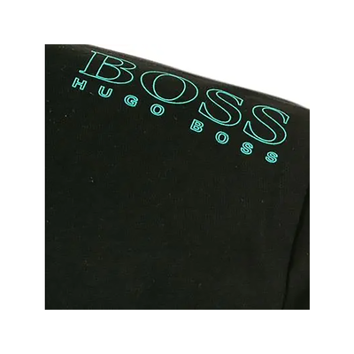 BOSS 'TEE' REGULAR FIT CREW T-SHIRT IN BLACK