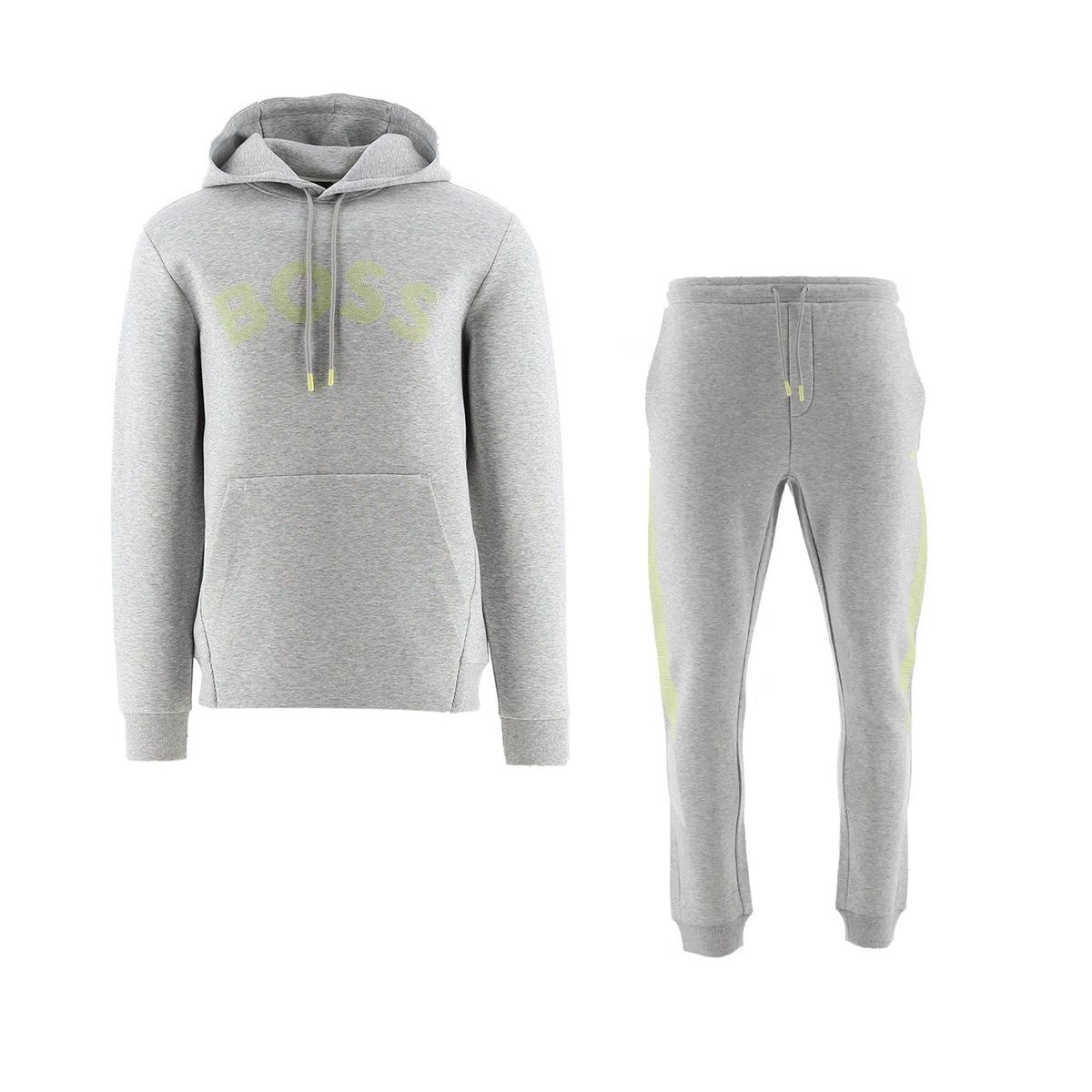 BOSS SOODY 2 HOODIE TRACKSUIT IN GREY