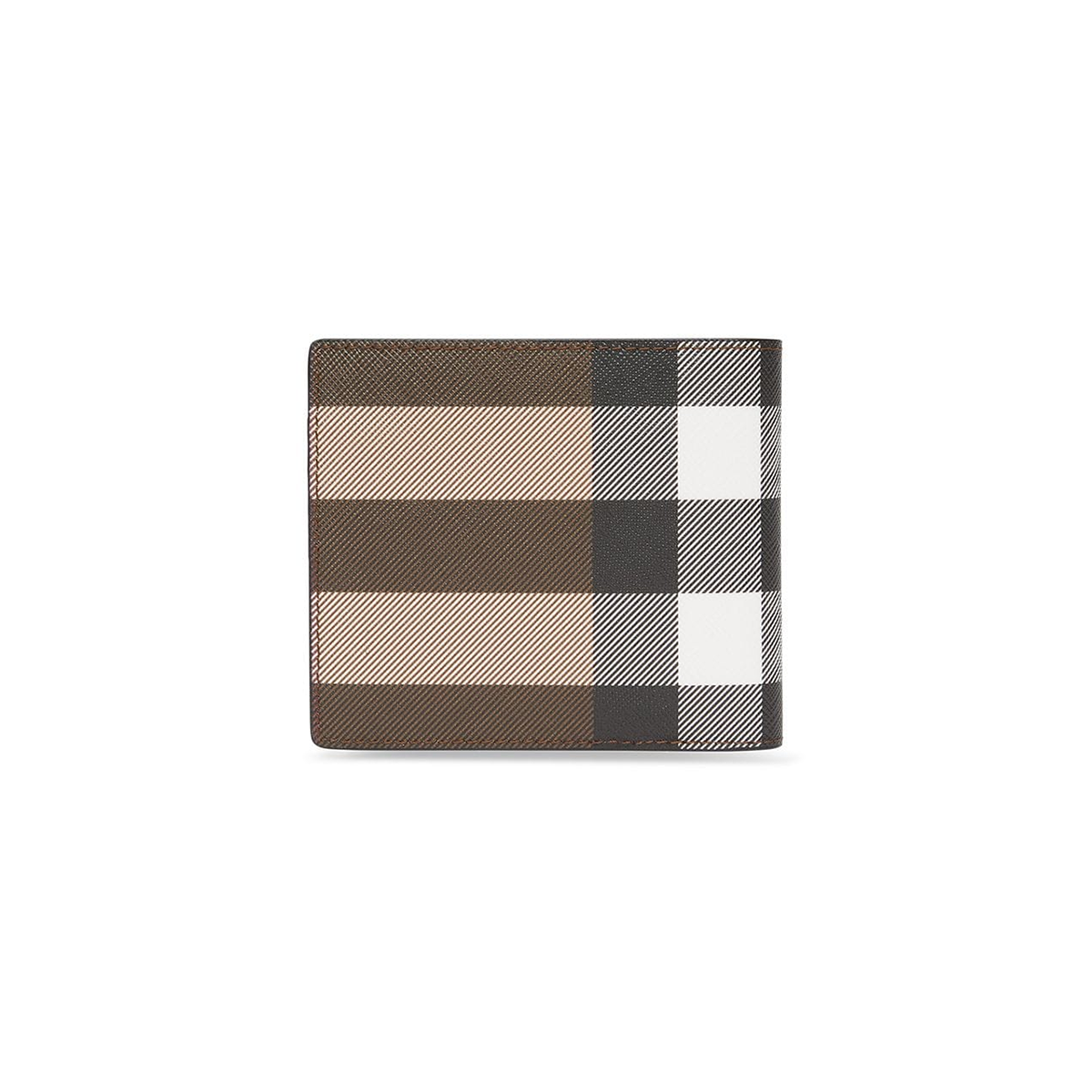 BURBERRY CHECK E-CANVAS BIFOLD WALLET