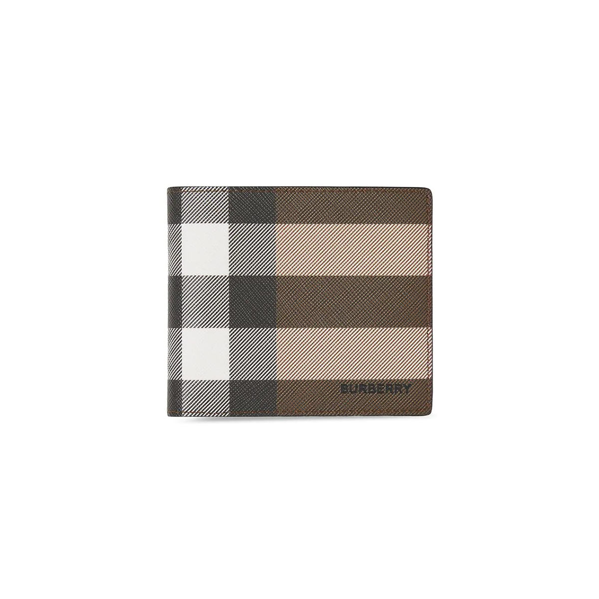 BURBERRY CHECK E-CANVAS BIFOLD WALLET