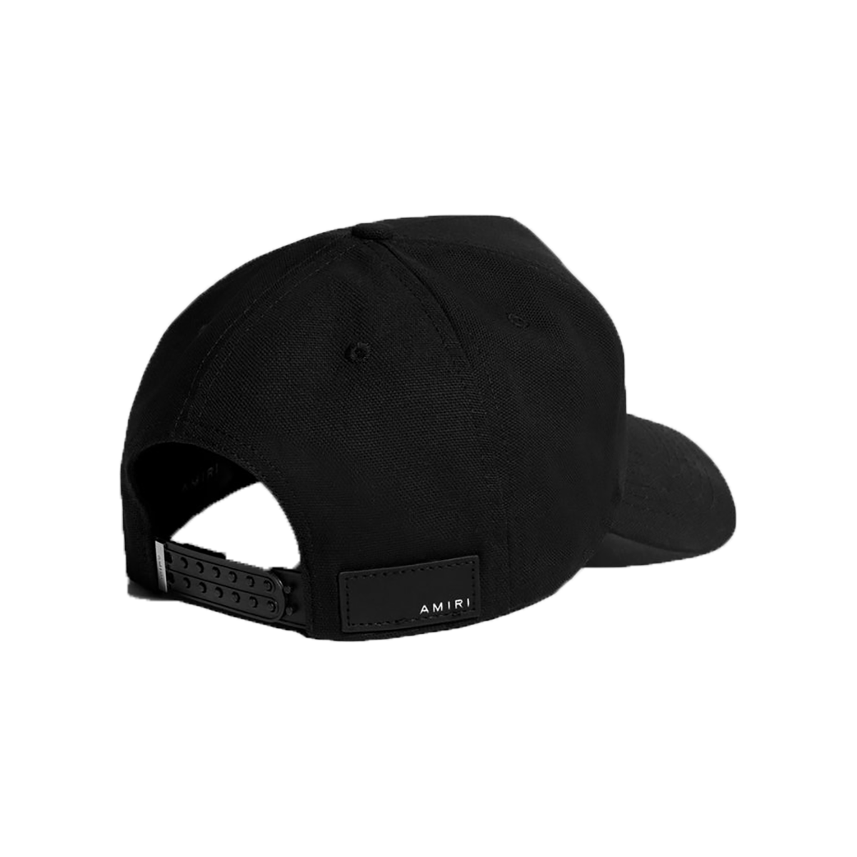 AMIRI M A FULL CAVASS CAP IN BLACK