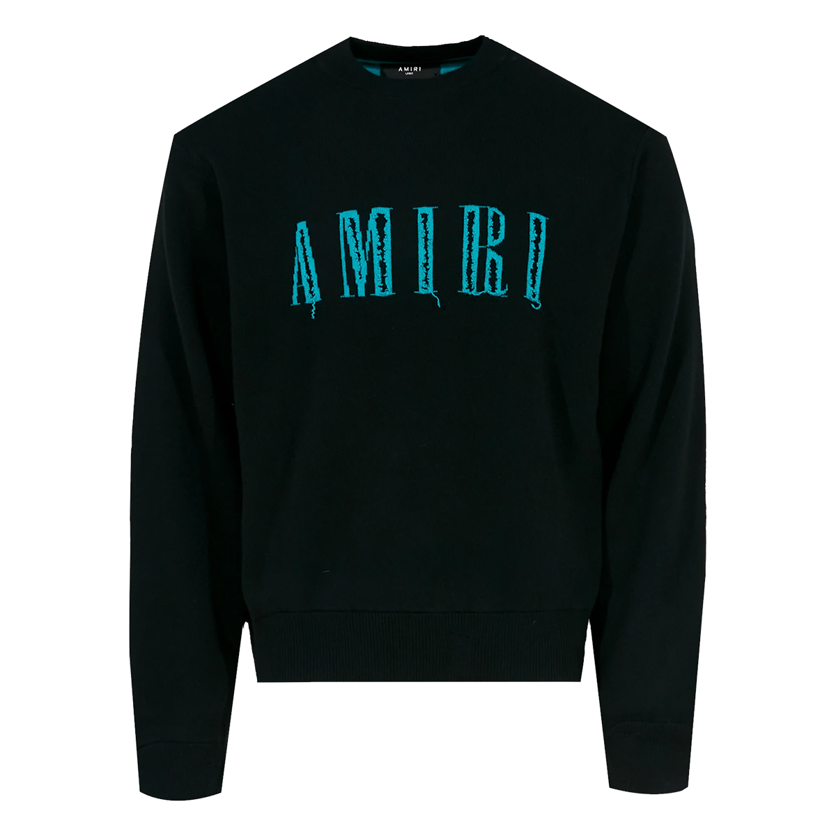 AMIRI CASHMERE LOGO JUMPER IN BLACK