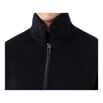 EMOPRIO ARMANI CASENTINO CASHMERE WOOL JACKET IN NAVY BLUE