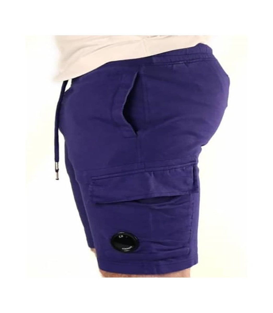 CP COMPANY LENS SHORTS - PURPLE