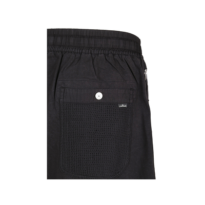 STONE ISLAND SHADOW PROJECT HEAVY SPECKLED SHORT IN BLACK