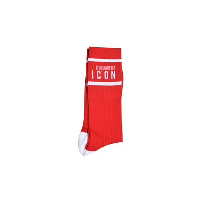 DSQUARED2 ICON TENNIS SOCKS IN RED