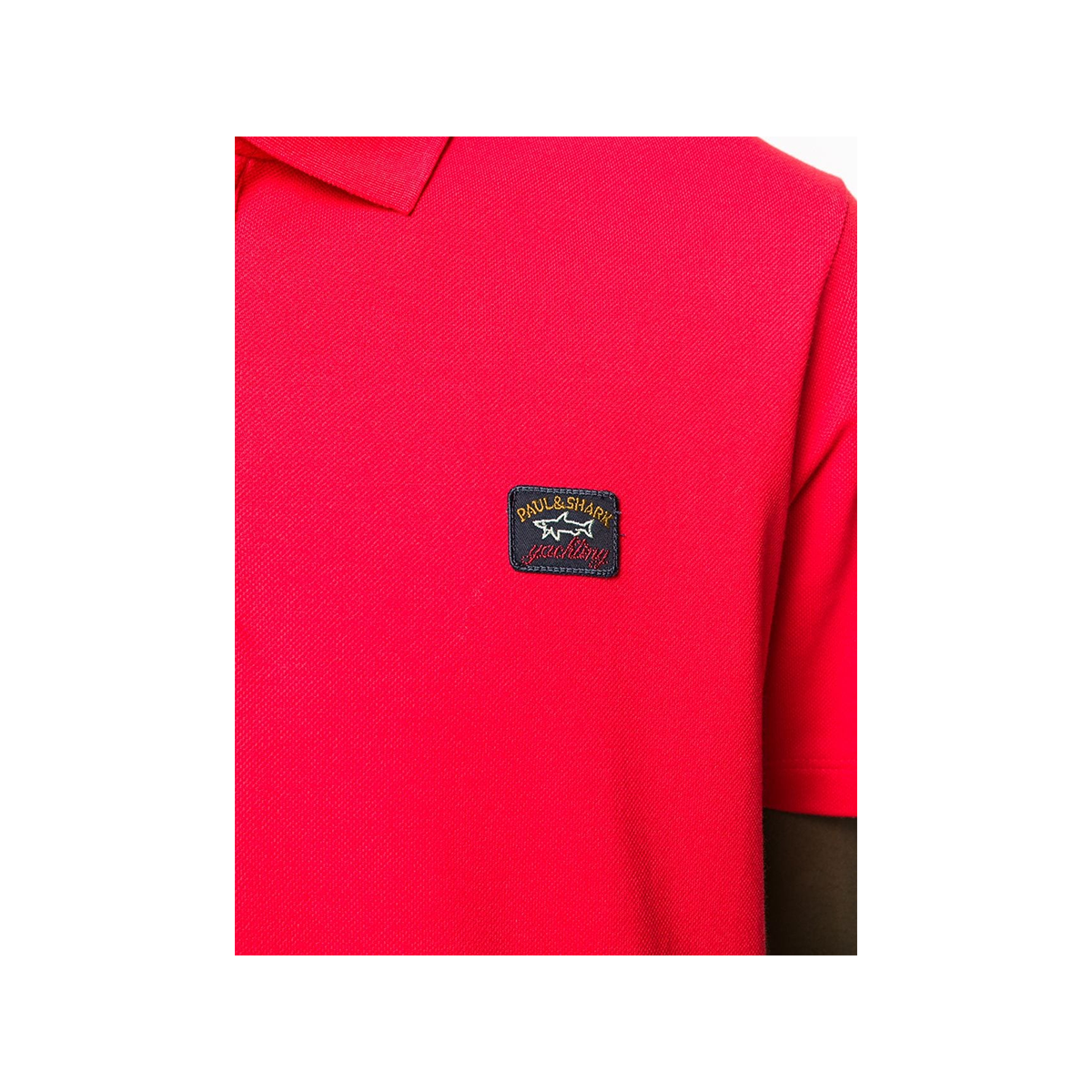 PAUL & SHARK PIQUE COTTON POLO IN RED