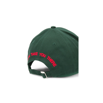 DSQUARED2 MULTI LOGO CAP IN GREEN