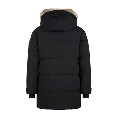 CANADA GOOSE EMORY FUR RIM PARKA IN BLACK